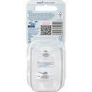 Sucette babylove Air night en silicone, symétrique, marron/gris, taille 2, 5-18 mois, 2 pcs.