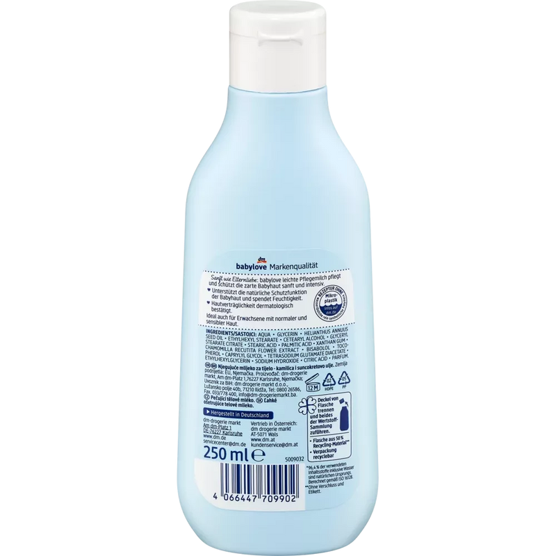 babylove Babyverzorgingsmelk light, sensitive, 250 ml