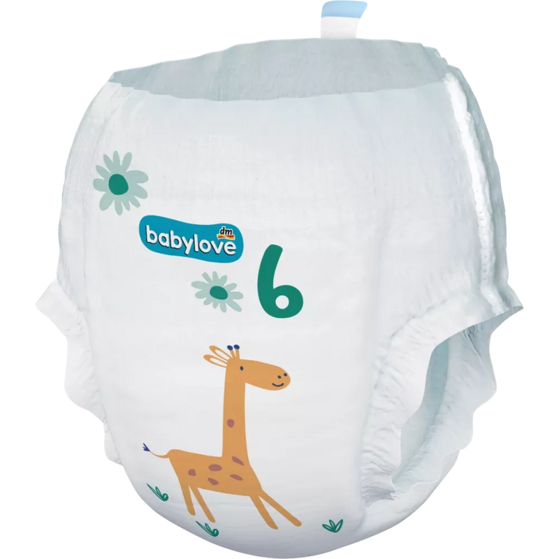 babylove Baby Pants Premium maandbox maat 6 XL (18-30 kg), 72 stuks.