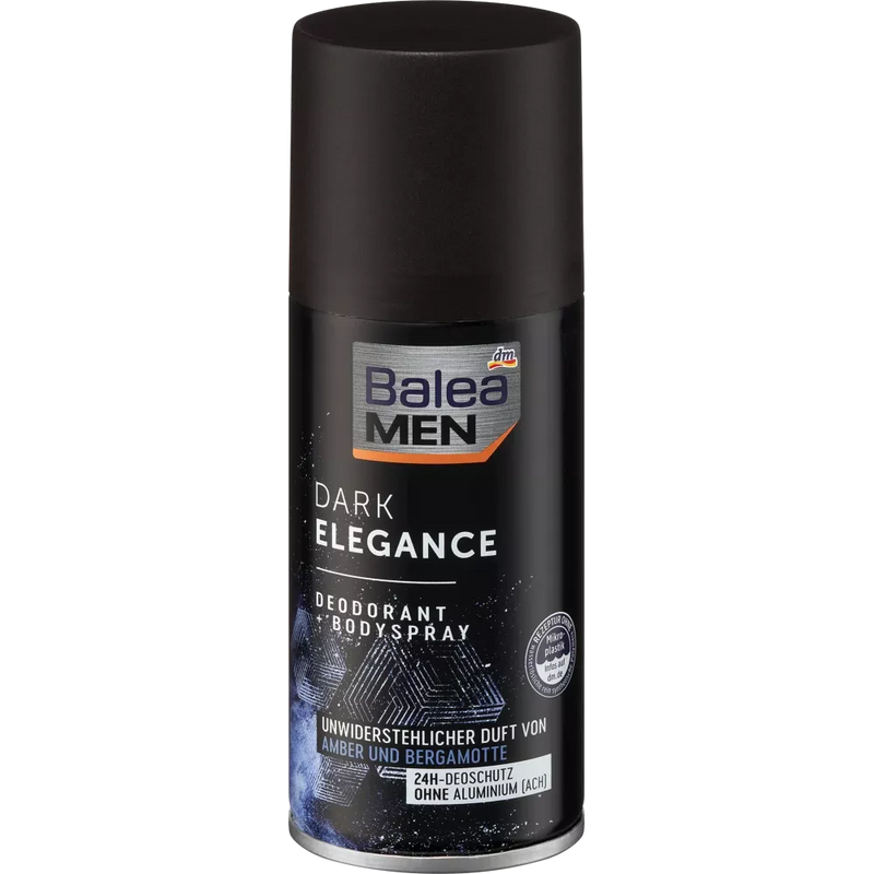 Balea MEN Deodorant Bodyspray Dark Elegance, 150 ml