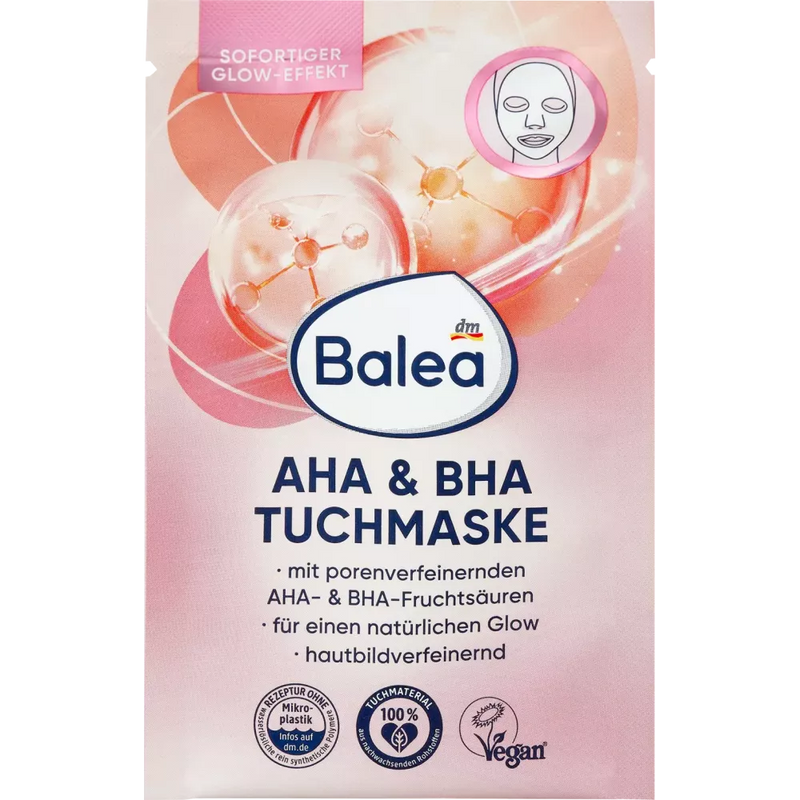 Balea Doekmasker AHA & BHA, 1 st