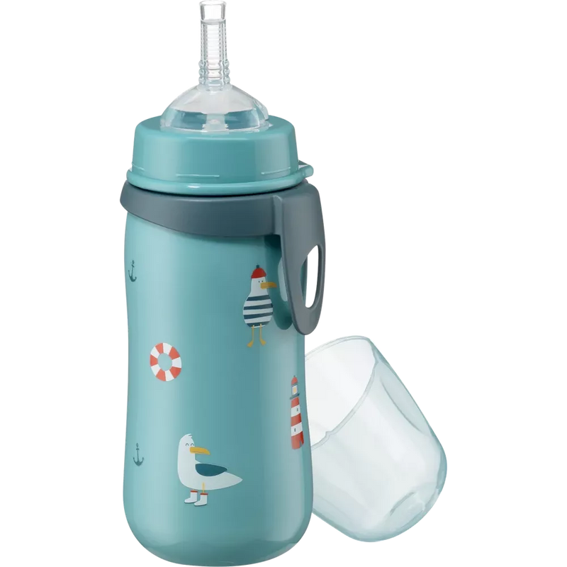 babylove Rietjesfles turquoise, 330 ml, 1 st