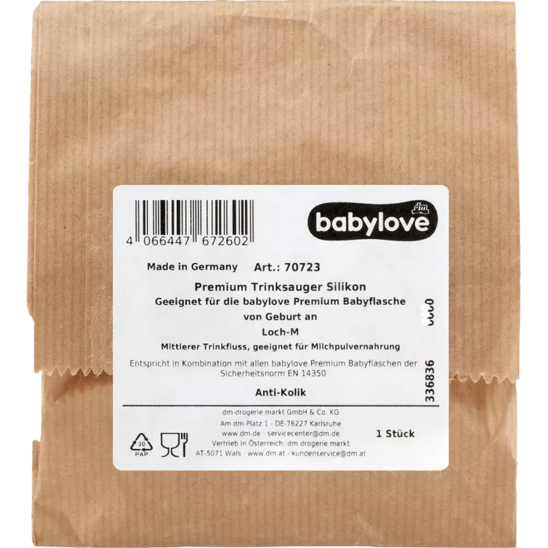 babylove Premiumspeen maat M, 1 st