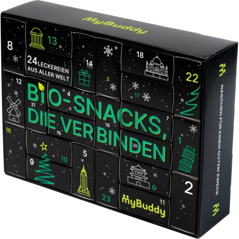 myBuddy Adventskalender 2024 Lekkernijen van over de hele wereld, 1 stuk