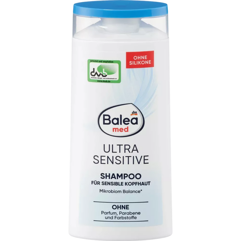 Balea med Ultra Sensitive Shampoo, 250 ml