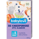 babylove Kinderpap biologisch appel-blauwbes, vanaf 8 maanden, 200 g