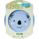 assiette nature babylove bleue, 1 pièce