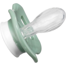 Sucette en silicone babylove, symétrique, beige/vert, taille 3, à partir de 16 mois, 2 pièces.