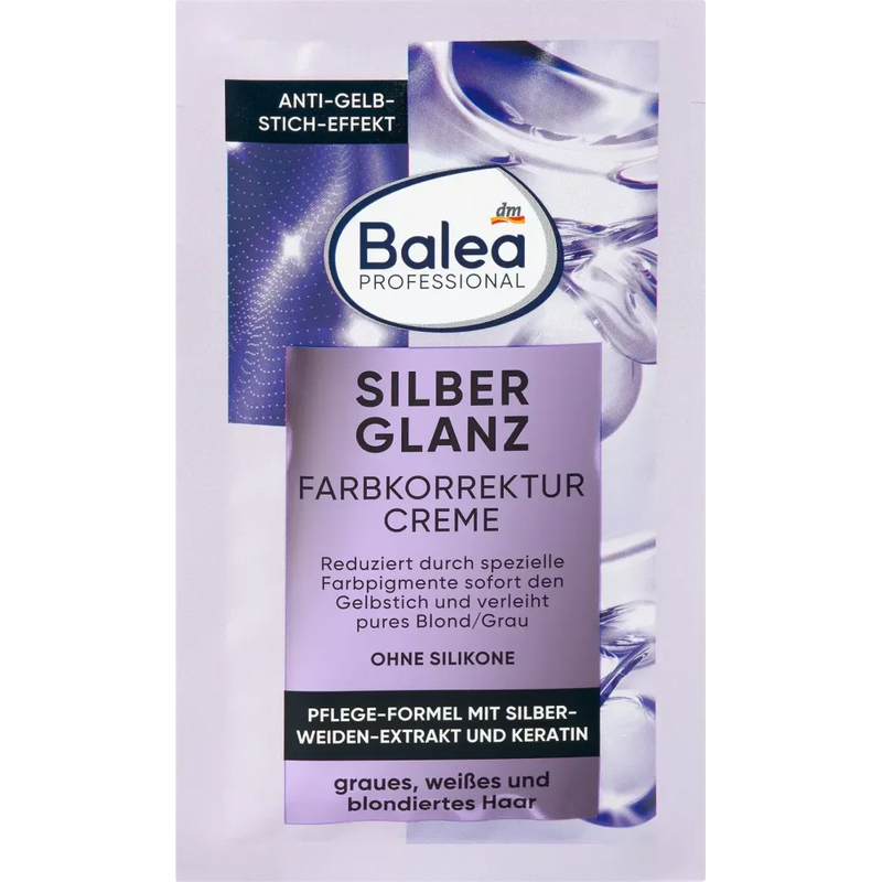 Balea Professional Kleurcorrectiecrème zilverglans, 20 ml