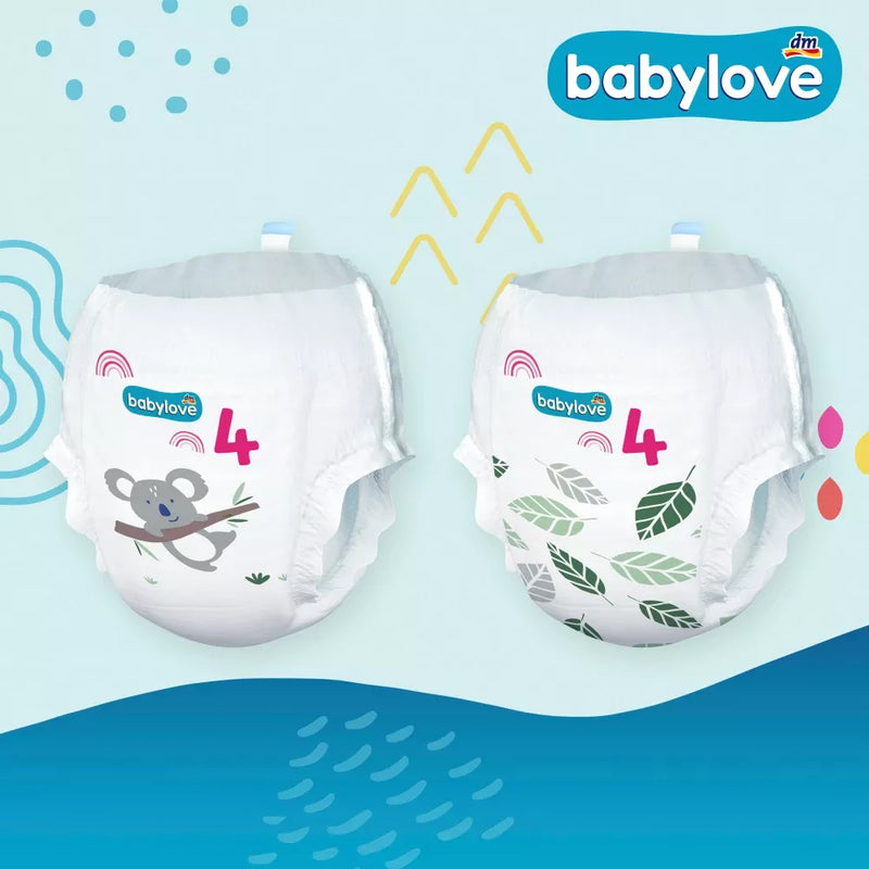 babylove Baby Pants Premium maandbox maat 4 Maxi (8-15 kg), 88 stuks.