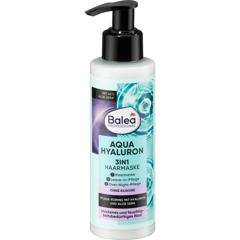 Balea Professional Haarmasker 3in1 Aqua Hyaluron, 150 ml