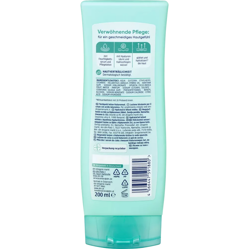 Balea Hyaluron verzorgende lotion, 200 ml