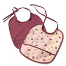 Bavoir Babylove rouge, 2 pièces