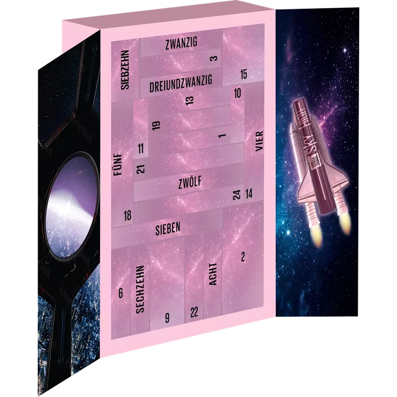 MAYBELLINE NEW YORK Adventskalender 2025 Prettige Feestdagen, 1 stuk