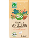 dmBio Chocolat, lait entier à la noix de coco et au caramel, Calendrier de l'Avent à concevoir soi-même 2024, 12,5 g