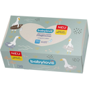 babylove Babydoekjes droog 3-laags, 150 stuks