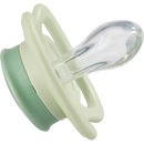 Sucette babylove Air silicone symétrique, marron/vert, taille 1, 0-6 mois, 2 pcs.