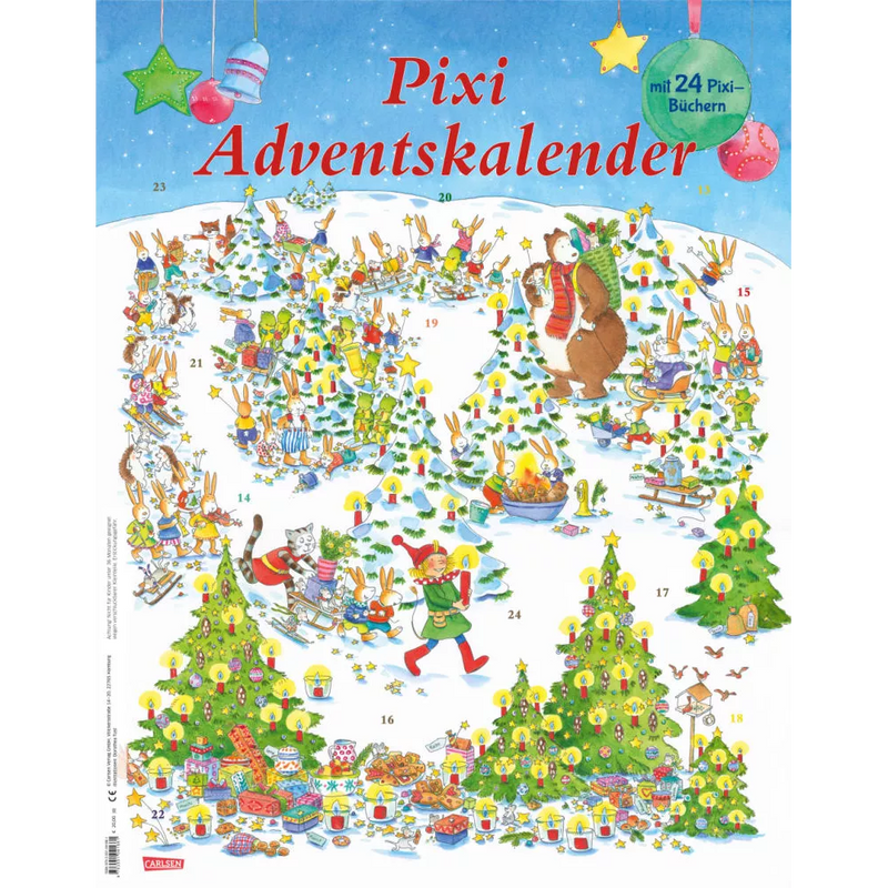 Carlsen Adventskalender 2024 Pixi, 1 stuk