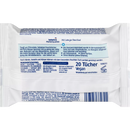 Lingettes humides Babylove Babylove avec 99% d'eau, format voyage, 20 pièces.