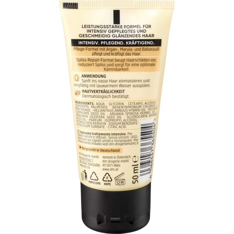 Balea Professional Conditioner Oil Repair Intensive reisformaat, 50 ml