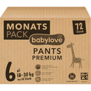 babylove Baby Pants Premium maandbox maat 6 XL (18-30 kg), 72 stuks.