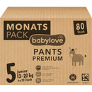 babylove Baby Pants Premium maandbox maat 5 Junior (12-20 kg), 80 stuks.
