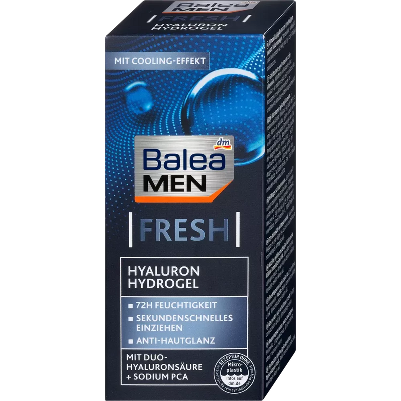 Balea MEN Verse Hyaluron Hydro Gel, 75 ml