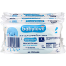 babylove Natte doekjes met 99% water (4x80 stuks), 320 stuks