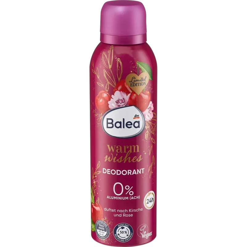 Balea Deodorantverstuiver Warm Wishes, 200 ml