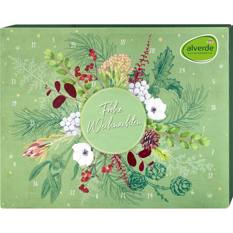 alverde NATURKOSMETIK Adventskalender Schoonheid 2025, 1 stuk
