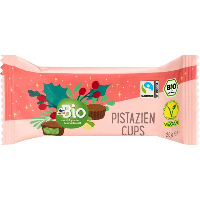 dmBio Pistache Cups, adventskalender voor zelfontwerper 2025, 26 g