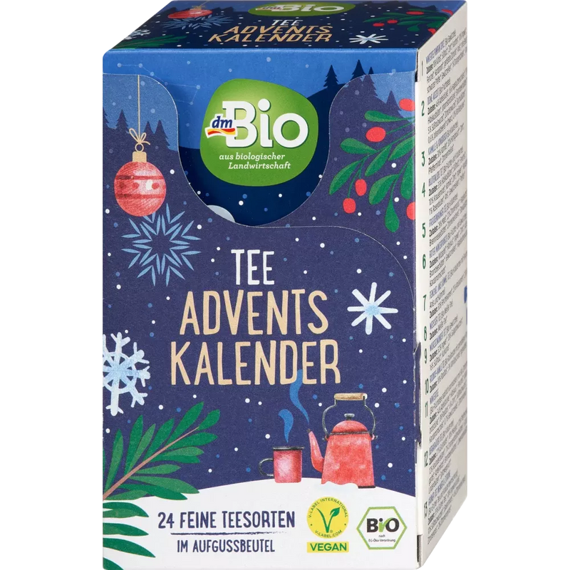 dmBio Adventskalender 2024, thee, 45,9 g