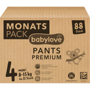 babylove Baby Pants Premium maandbox maat 4 Maxi (8-15 kg), 88 stuks.