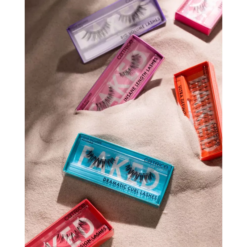 Catrice Faux cils artificiels 3D boucles sauvages (1 paire), 2 pièces.