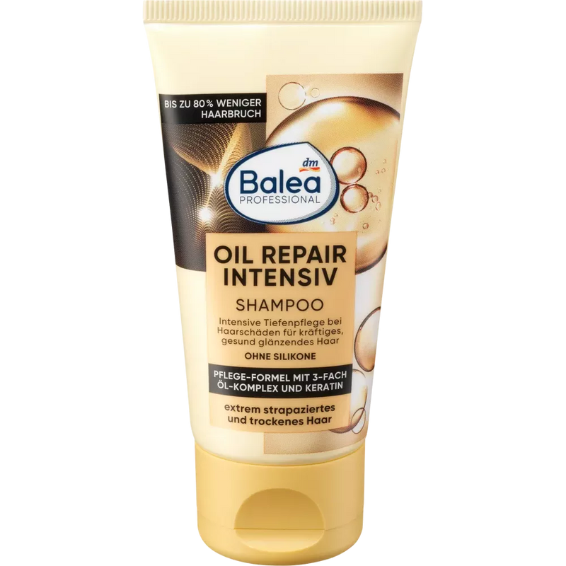 Balea Professional Shampoo Oil Repair Intensive Reisformaat, 50 ml