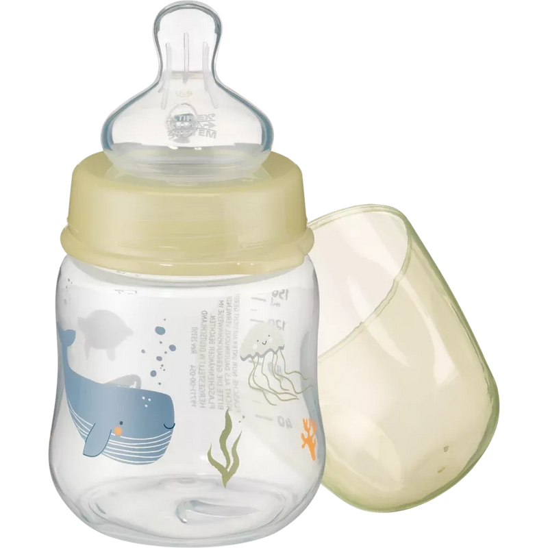 babylove Babyfles brede hals munt, 150 ml, 1 st