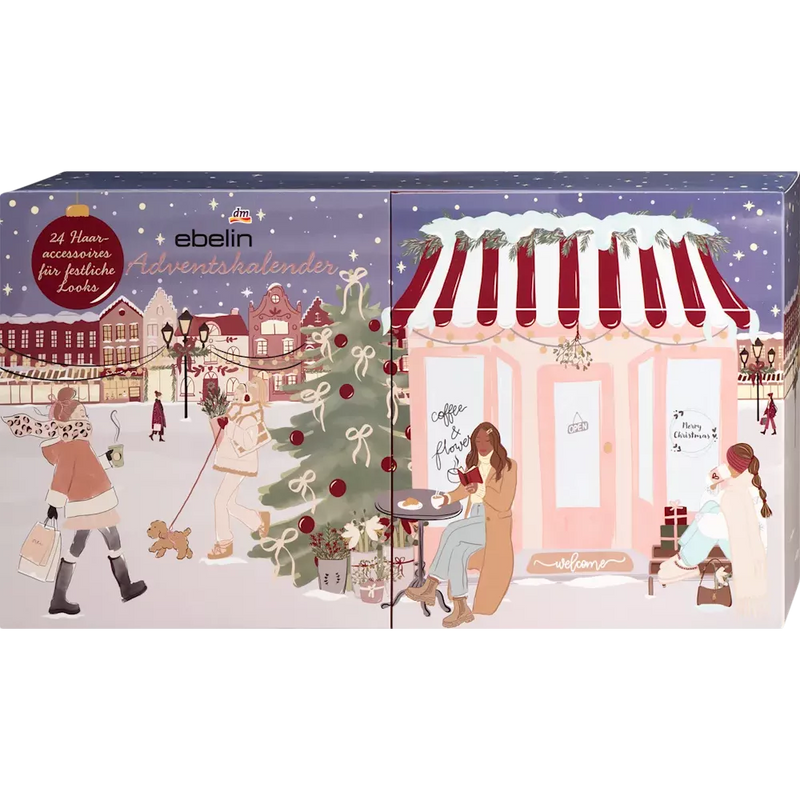 ebelin Adventskalender haarjuwelen 2025, 1 stuk