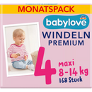 babylove Baby Pants Premium maandbox maat 4 Maxi (8-15 kg), 88 stuks.