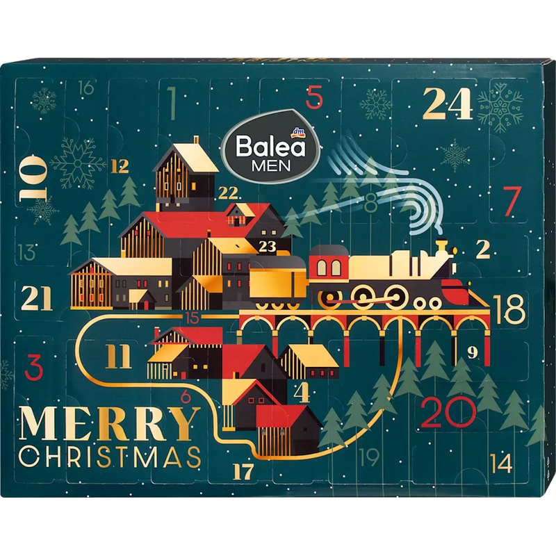 Balea MEN Adventskalender "MERRY CHRISTMAS" 2025, 621 ml