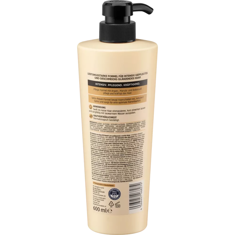 Balea Professional Conditioner Olie Repair Intensief, 600 ml