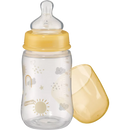 babylove Babyfles brede hals, geel, vanaf de geboorte, 280 ml, 1 st