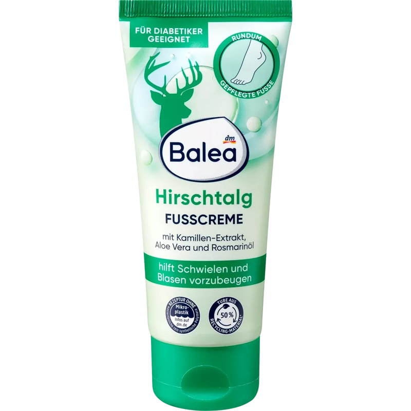 Balea Voetcrème van hertenleer, 100 ml