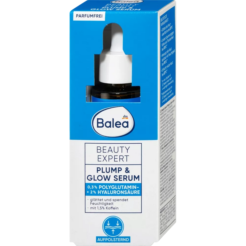 Balea Serum Beauty Expert Plump & Glow, 30 ml