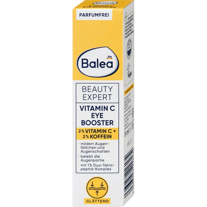 Balea Beauty Expert Vitamine C Eye Booster Oogcrème, 15 ml