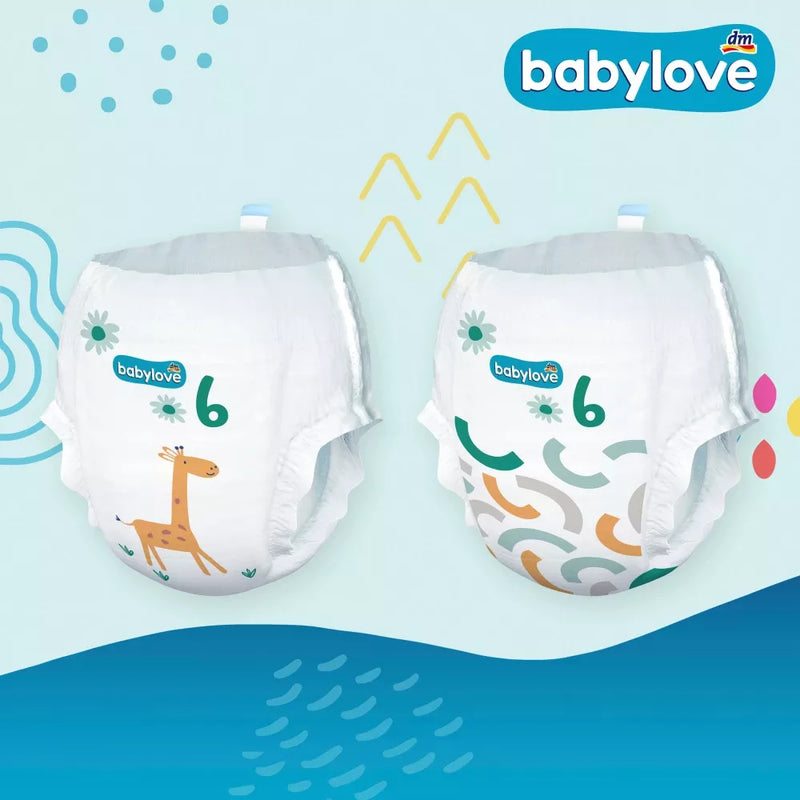 babylove Baby Pants Premium maandbox maat 6 XL (18-30 kg), 72 stuks.