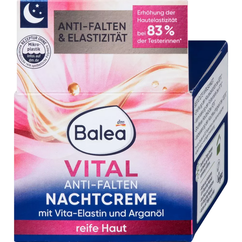 Balea Anti-rimpel nachtcrème Vital, 50 ml