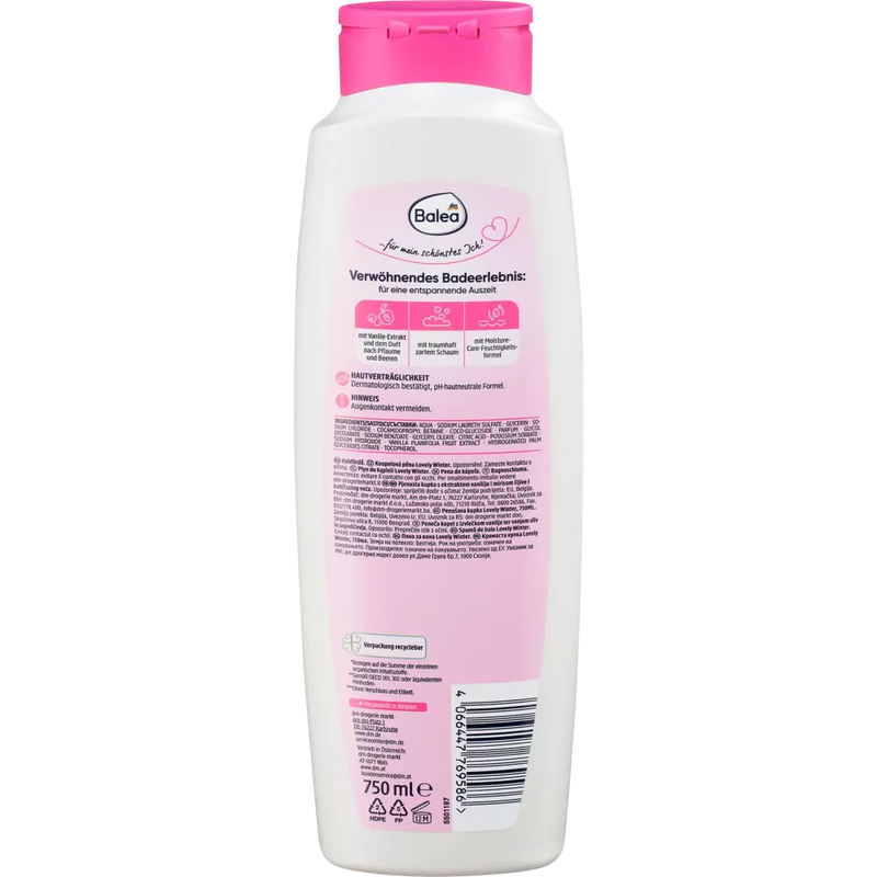 Balea Heerlijk winters bubbelbad, 750 ml