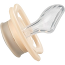 Sucette en silicone babylove Air, anatomique, marron/vert, taille 3, à partir de 16 mois, 2 pièces.