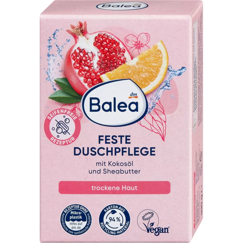 Balea Solid Douche Sinaasappel & Granaatappel, 100 g