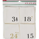 Vito & Joe Adventskalender stof (100x60 cm), 1 stuk